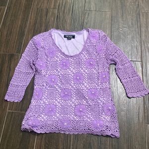 Cicada crochet blouse